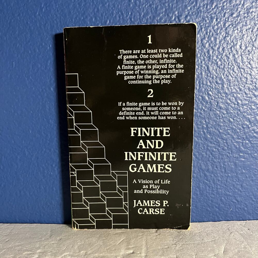 Finite and Infinite Games: A Vision of Life as Play and Possibility James Carse